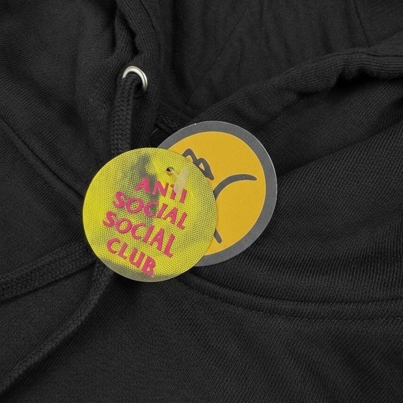 Anti Social Social Club x Sadboyz Roses Hoodie Black Size L NWT - Picture 3 of 7